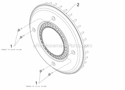 Blower Housing Diagram and Parts List for 24A-67M4756 2017 Cub Cadet Leaf Blower / Vacuum